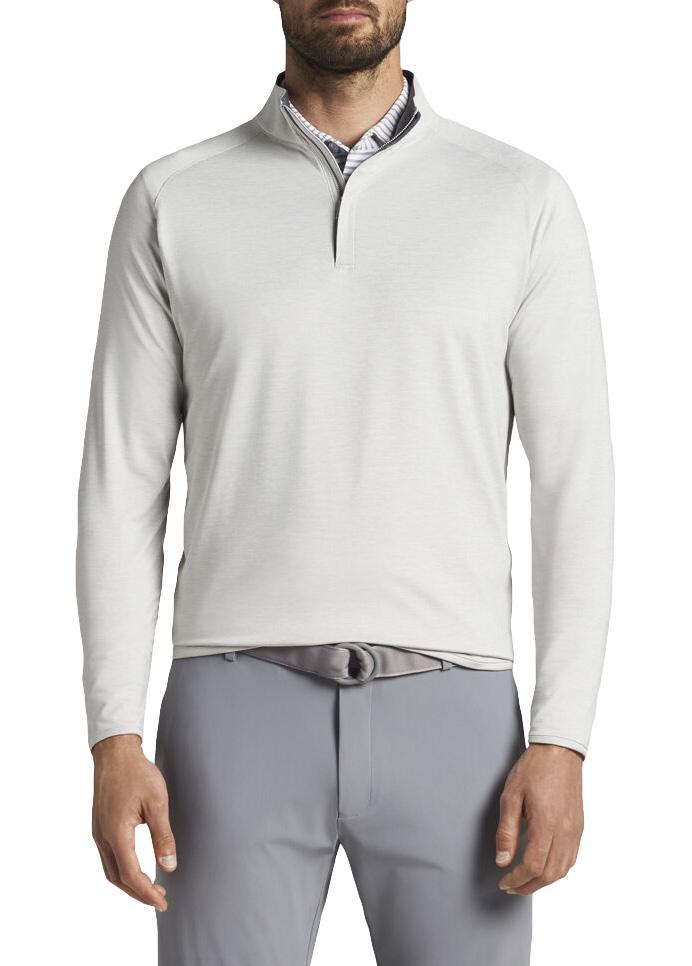 Peter Millar Crown Crafted Stealth Performance QuarterZip Golf Pullovers